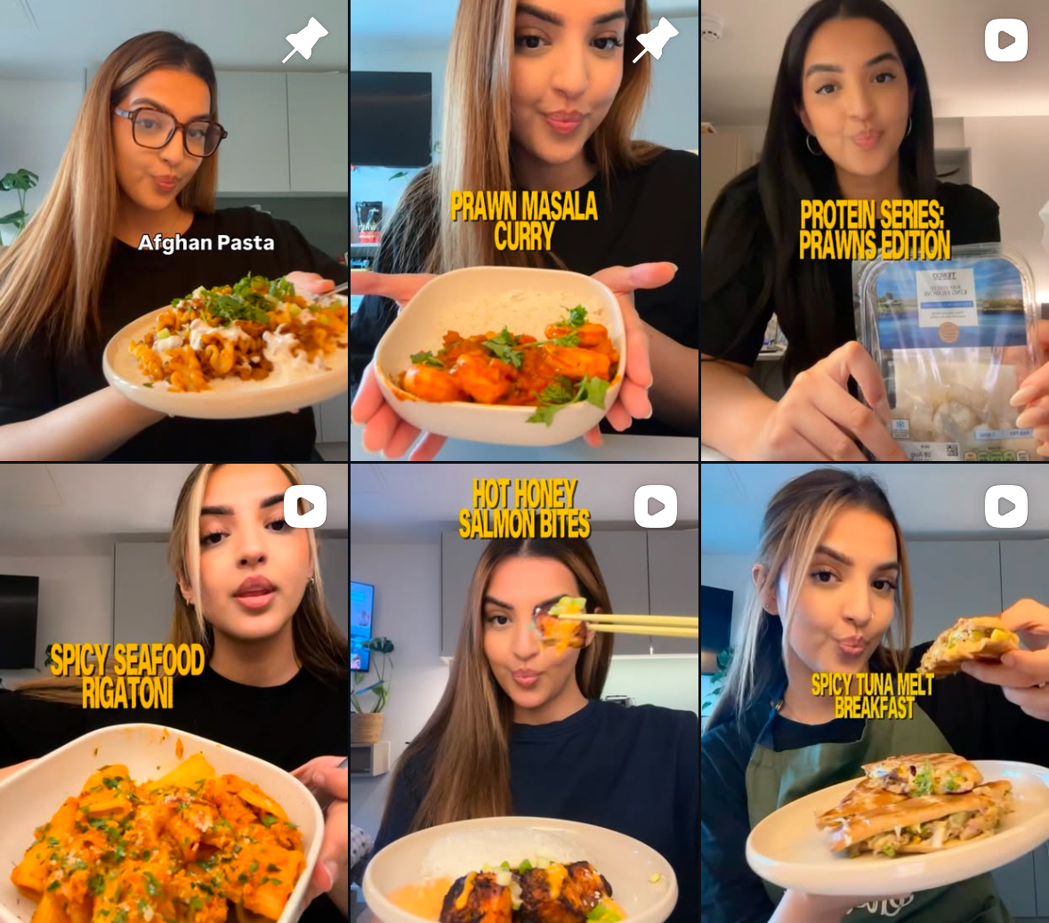 FoodWithZed collage of recipes